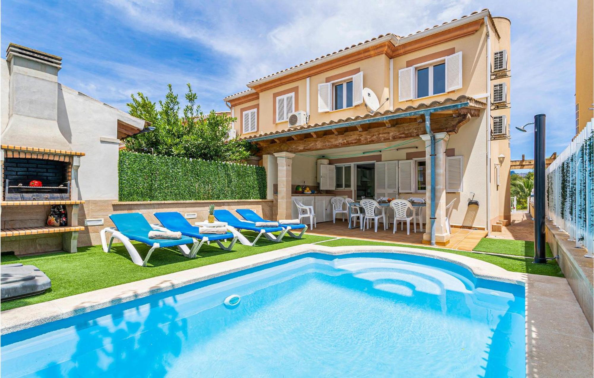 4 Bedroom Beautiful Home In Alcudia Port de Alcudia  Eksteriør bilde